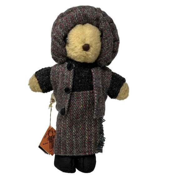Raebhat Originals Isla Bear 13in Harris Tweed Doll Scotland Collectible Vtg 1982 - Picture 1 of 16
